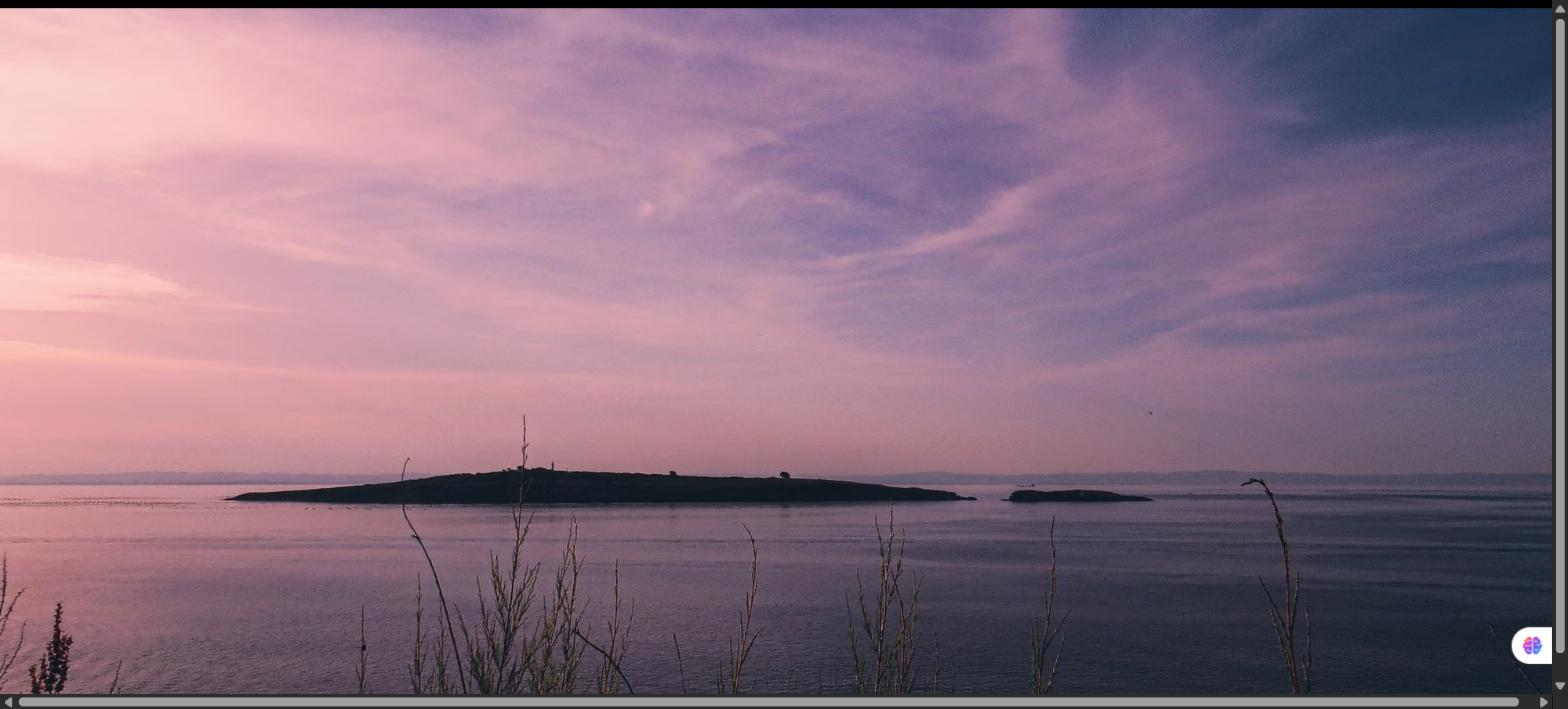 Horizonte violeta al atardecer, representando la parte más dispersa y superficial del Sol en Géminis cuando le falta profundidad